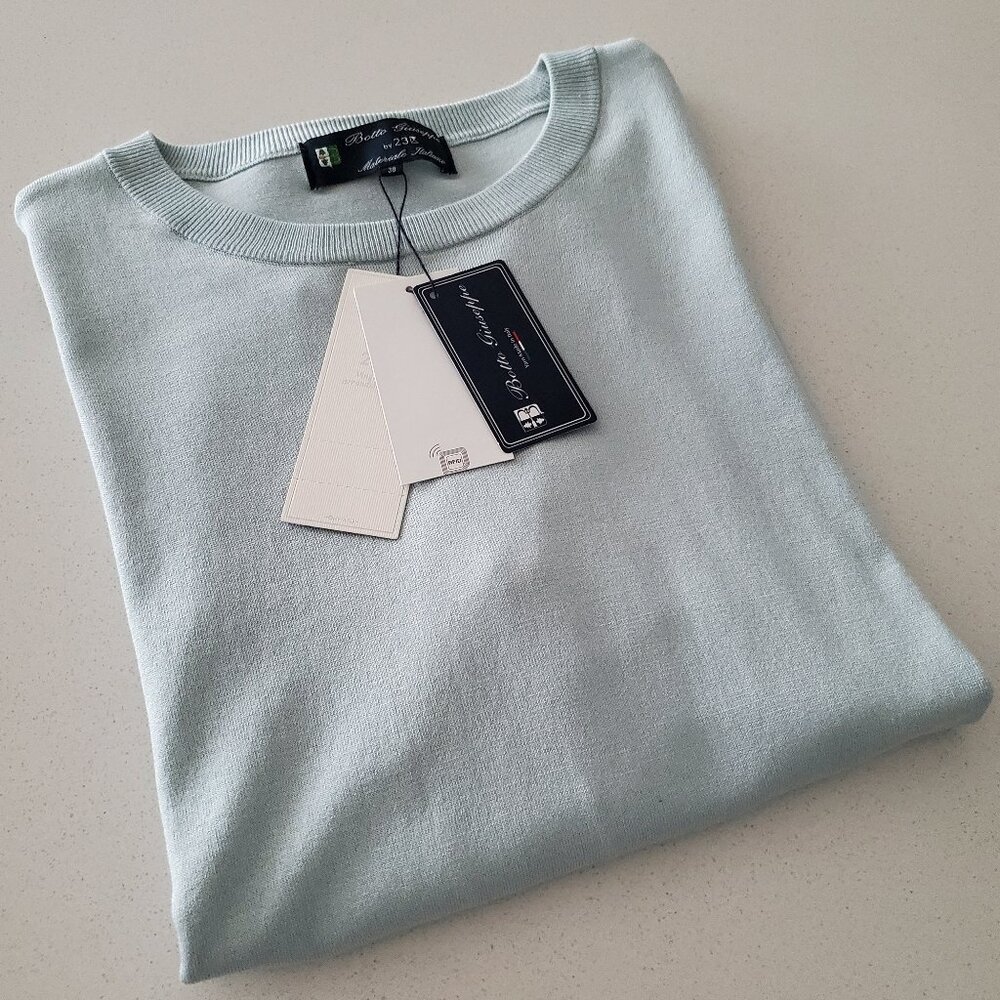 (NEW) Women's Crewneck Silk/Cotton Sweater Size M